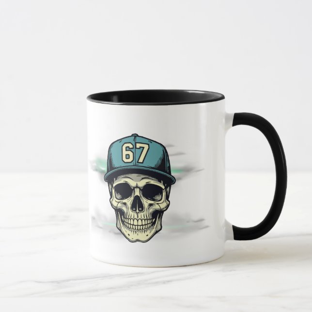 67 Schädel Tasse (Rechts)