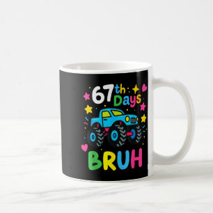 67. Schultag Bruh Lustiges Meme 67 Monster-Truck Kaffeetasse
