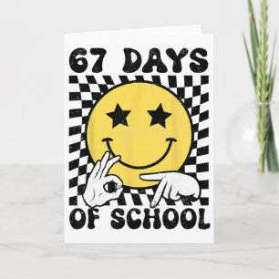 67 Schultag Lehrer Kinder Sechs Sieben Meme 6 7 G Karte
