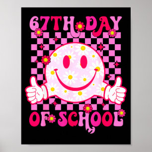 67. Schultag Stimmung 67 Meme Süßes Lächeln Gesich Poster