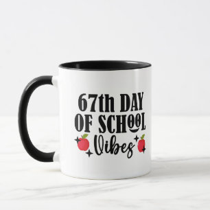 67. Schultag Stimmung Lustig 6 7 Sechs Sieben Meme Tasse