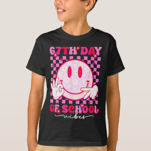 67. Schultag Vibes 67 Meme Süßes Lächeln Gesicht T T-Shirt