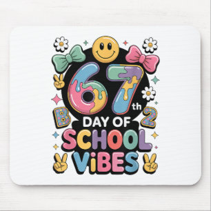 67 Schultage Meme100. Schultag Vibes Pi Mousepad