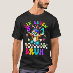 67 sechs sieben lustige Bunny-Sonnenbrille Kaninch T-Shirt