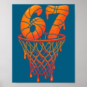 67 Seven Drip Cream Eis Basketball Six Meme Poster