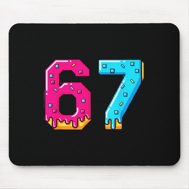 67 Shirt Baseball Life Style 101 Apparel Youth Dri Mousepad (Vorne)