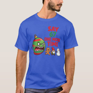 67 Si Seven Lustige Weihnachten 6 7 Meme Witz Männ T-Shirt