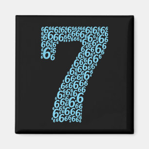 67 Siebenundsechzig Halloween-Kostüm-Design Lustig Magnet