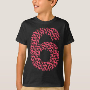 67 Siebenundsechzig Halloween-Kostümbild Lustig 6 T-Shirt