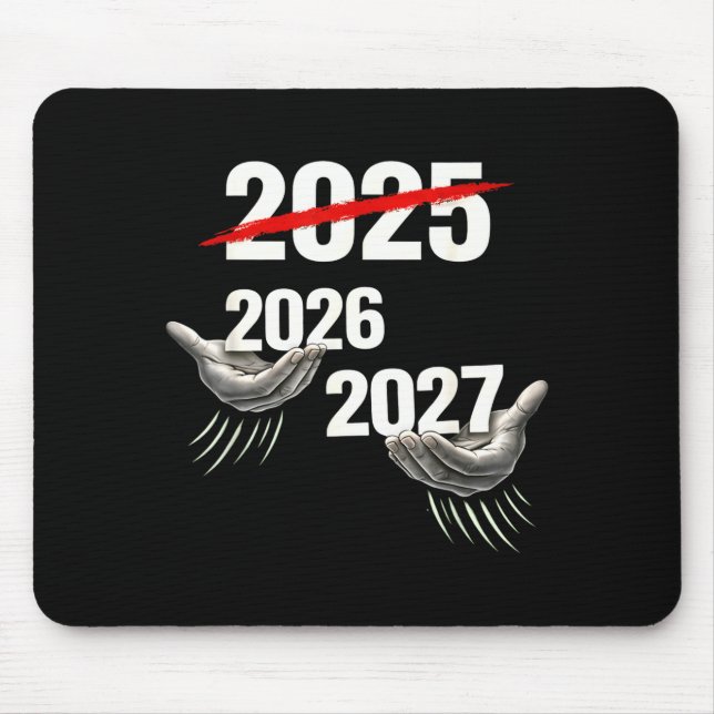 67 Silvester 2026 Lustige Neujahrsfeier Sechs Sieb Mousepad (Vorne)