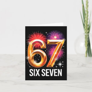 67 Silvester-Party-Pyjama-Shirt 6 7 Meme 67 20 Karte