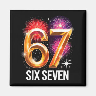 67 Silvester-Party-Pyjama-Shirt 6 7 Meme 67 20 Magnet