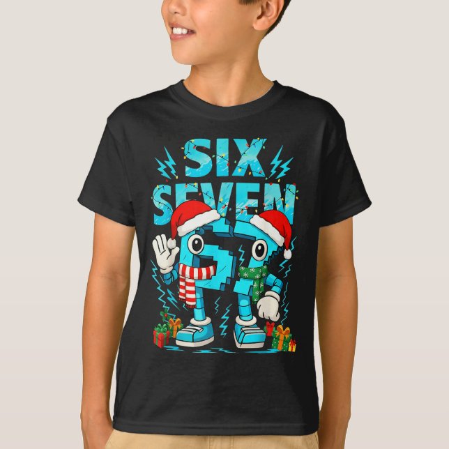67 Six Seven 6-7 - Funny Italian Brainrot Kids Gam T-Shirt (Vorderseite)