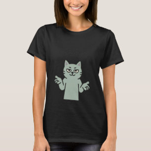 67 Six Seven 6-7 Grüne Katze - Lustiges Kinder-Gam T-Shirt