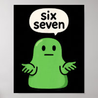 67 Six Seven 6-7 Grüner Blob-Schlamm - Lustiger Ki