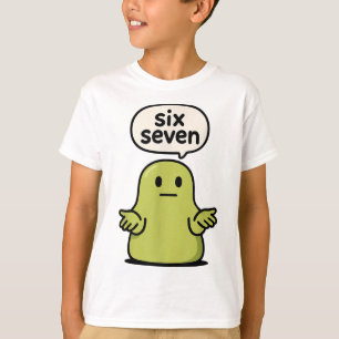 67 Six Seven 6-7 Grüner Blob-Schlamm - Lustiger Ki T-Shirt