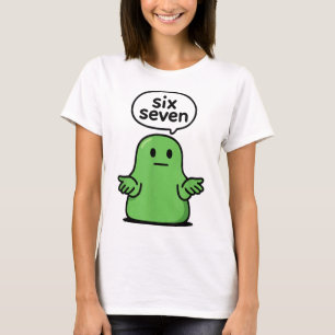 67 Six Seven 6-7 Grüner Blob-Schlamm - Lustiger Ki T-Shirt