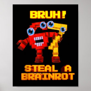 67 Six Seven 6-7 - Lustig Klauen Gehirnfäule Kinde Poster