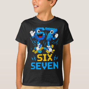 67 Six Seven 6-7 Lustiger Brainrot-Meme-Teenies Ge T-Shirt
