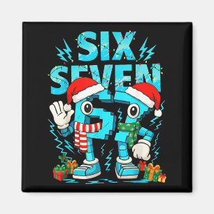 67 Six Seven 6-7 - Lustiger italienischer Brainrot Magnet