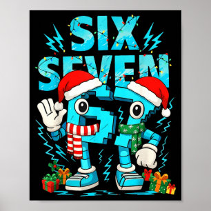 67 Six Seven 6-7 - Lustiger italienischer Brainrot Poster