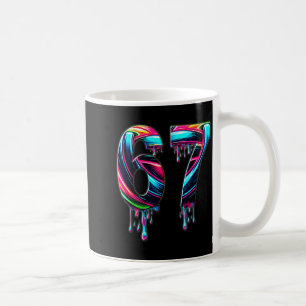 67 Six Seven 6 7 Meme Design Lustig 6 7  Kaffeetasse