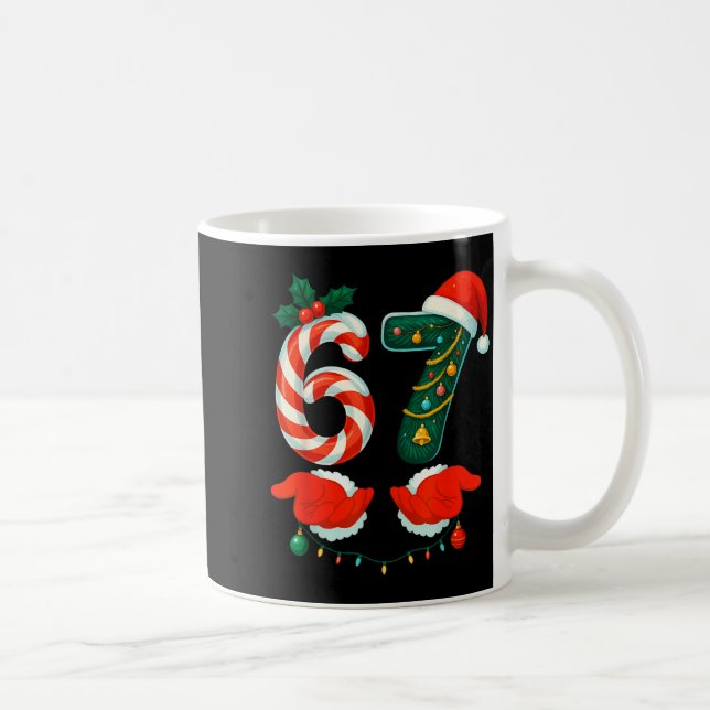 67 Six Seven 6 7 Meme E Couple Christmas Matching  Kaffeetasse