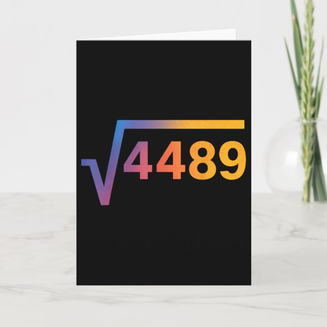 67 Six Seven 6-7 Meme  Karte (Vorderseite)