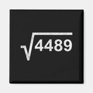 67 Six Seven 6-7 Meme Quadratwurzel 4489 Slang Mat Magnet