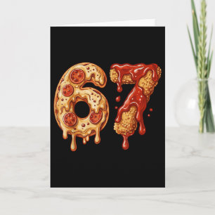 67 Six Seven 6-7 Pizza & Chicken Nugget - Kinder-B Karte