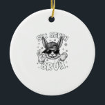 67 Six Seven Bruh Cute Bunny Face with Sunglasses  Keramik Ornament<br><div class="desc">67 Six Seven Bruh Cute Bunny Face with Sunglasses Easter Day T-Shirt</div>