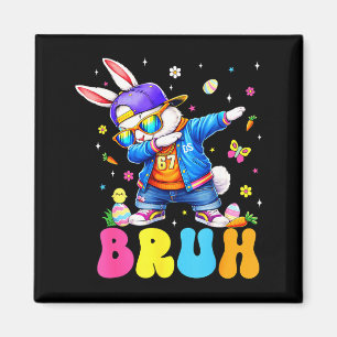 67 Six Seven Bruh Dabbing Bunny Mit Sungles Ostern Magnet