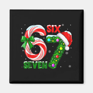 67 Six Seven Bruh Lustiges Weihnachten 6 7 Meme Mä Magnet