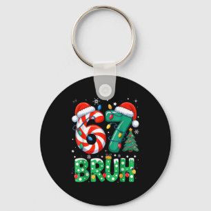 67 Six Seven Bruh Lustiges Weihnachten 6 7 Meme Mä Schlüsselanhänger