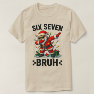 67 Six Seven Burh Dabbing Santa Dab Weihnachten T-Shirt