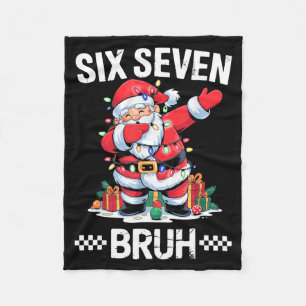 67 Six Seven Burh Weihnachten 6 7 Meme Fleecedecke