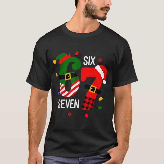67 Six Seven Christmas  T-Shirt (Vorderseite)