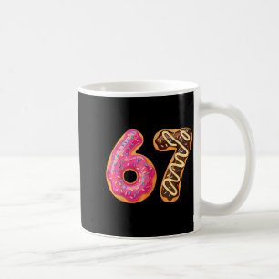 67 Six Seven Donut Meme Lustig Süße Streusel Kaffeetasse
