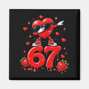 67 Six Seven Eiscreme Meme Lustiger Valentinstag Magnet