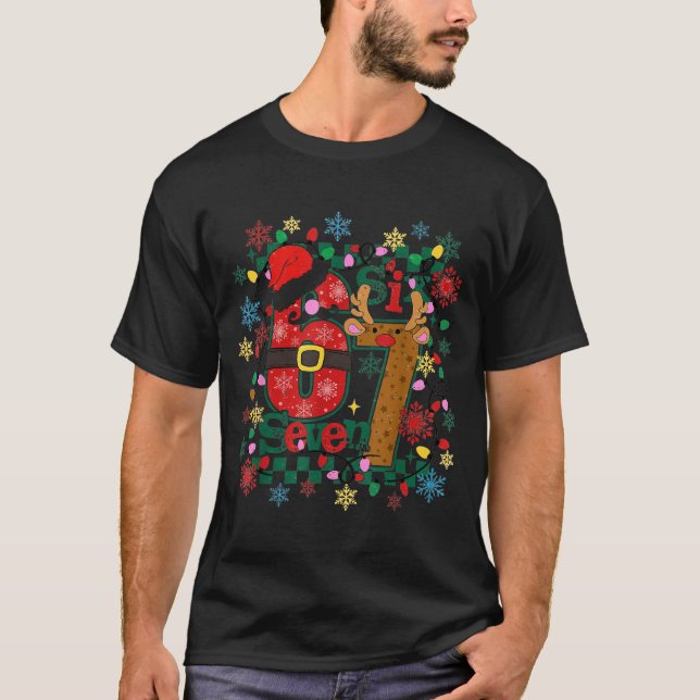 67 Six Seven Funny Christmas 6 7 Meme Humor Men Wo T-Shirt (Vorderseite)