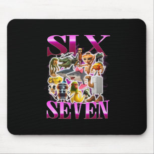 67 Six Seven Geburtstags Meme Viral Italienischer Mousepad