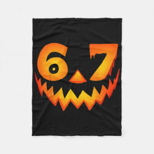 67 Six Seven Halloween-Kostüm für Studenten Lehrer Fleecedecke