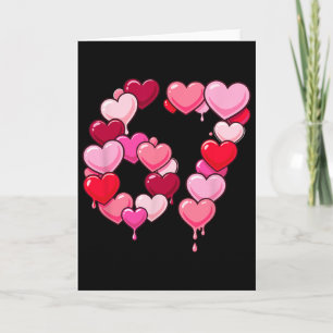 67 Six Seven Hearts Valentinstag Gen Alpha Gehirnf Karte