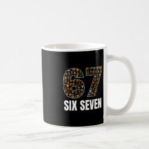 67 Six Seven italienischer Brainrot Gen Alpha Slan Kaffeetasse