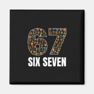 67 Six Seven Italienischer Brainrot Gen Alpha Slan Magnet