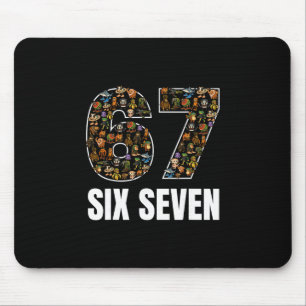 67 Six Seven Italienischer Brainrot Gen Alpha Slan Mousepad