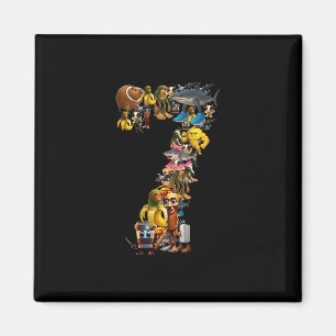 67 Six Seven Italienischer Brainrot Weihnachten pa Magnet