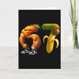 67 Six Seven Italienisches Brainrot-Meme-Paar pass Karte