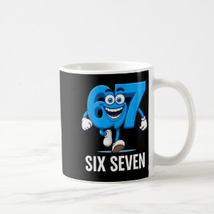 67 Six Seven Lustige italienische Brainrot-Kinder- Kaffeetasse