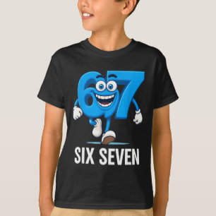 67 Six Seven Lustige Italienische Brainrot Kinder  T-Shirt